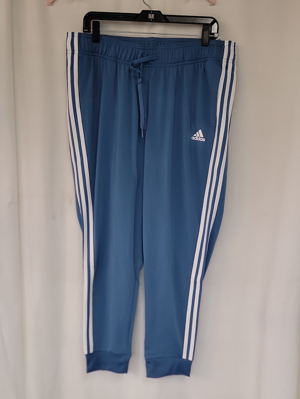adidas Blue Kids Three-Stripe Joggers